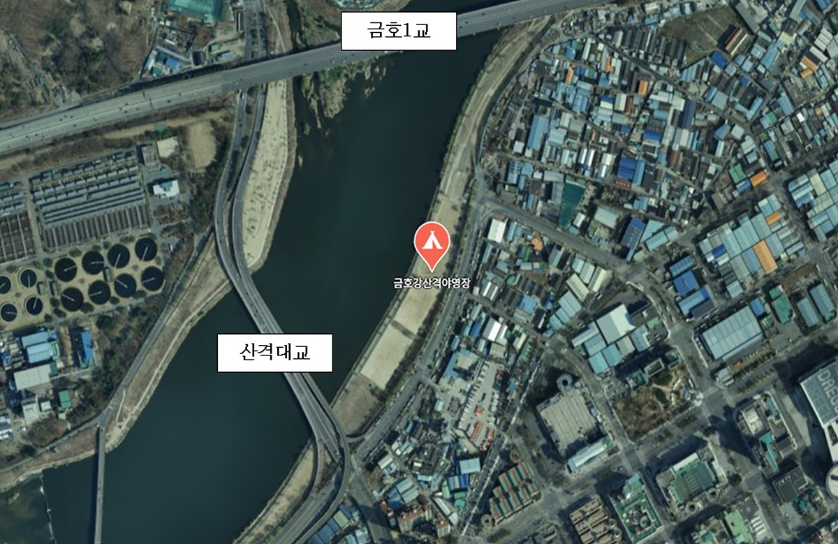 도심 속에서 만나는 힐링 명소, 금호강 산격야영장 개장 이미지