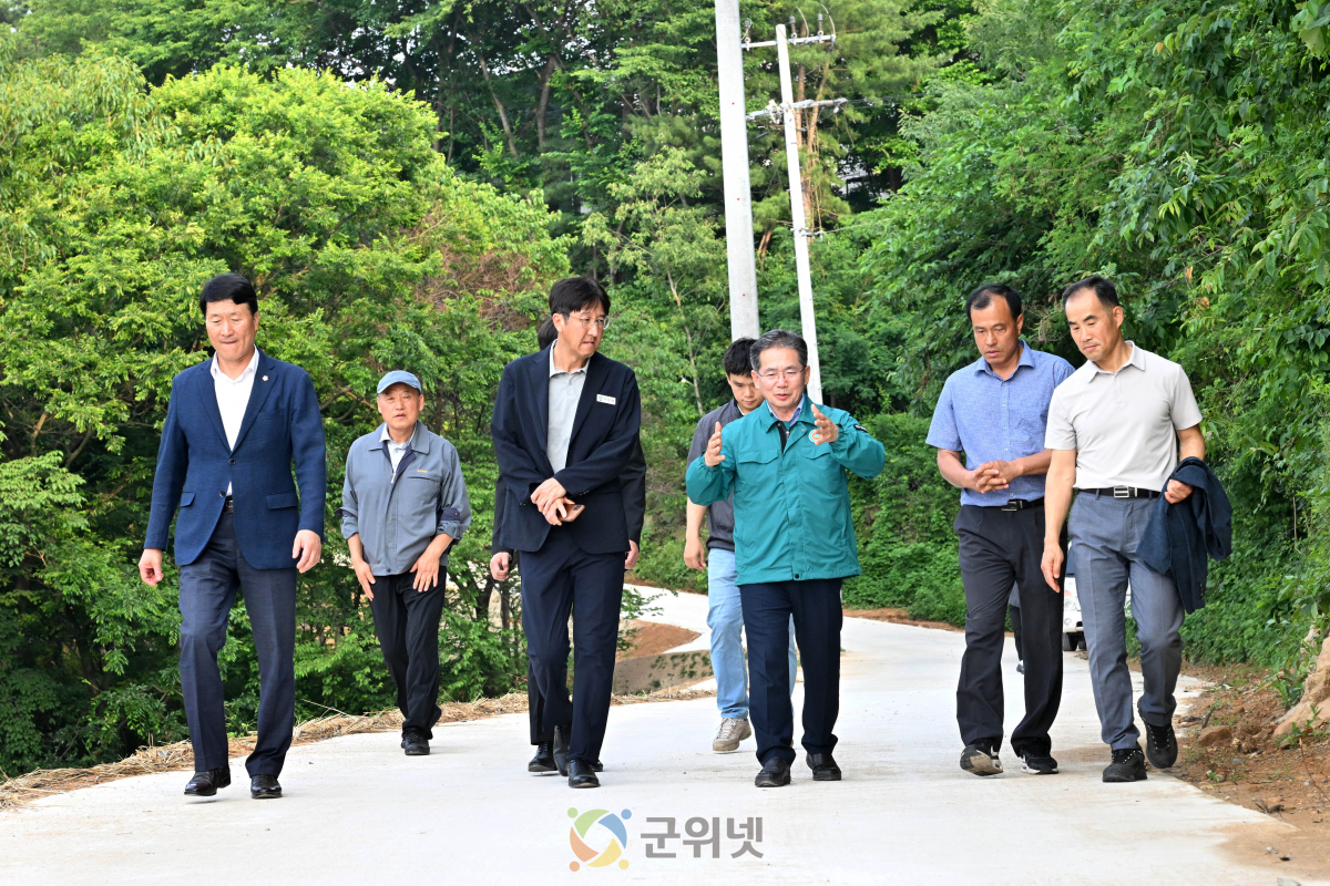 군위군 효령면 중구2리, 30년 숙원 ‘우회도로’ 개통... 이미지