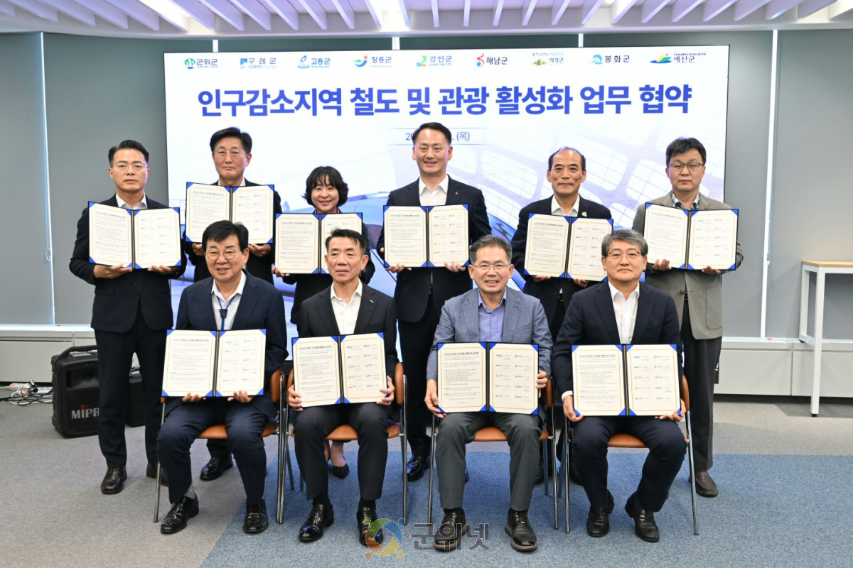 군위군, 코레일과 손잡고 철도 관광 활성화 본격화 이미지