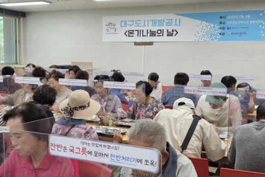 군위군노인복지관-대구도시개발공사 ‘온기나눔의 날’ 성료