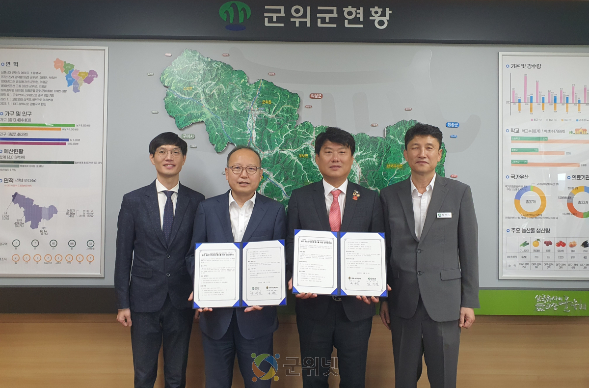 군위군, 국제라이온스협회 356-A(대구)지구 6지역과 업무협약 체결 이미지