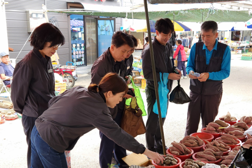 삼국유사면, 추석맞이 장보기 행사 실시