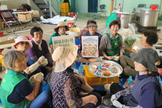 효령면 새마을회 부녀회, 군민체육대회 정성 어린 중식 봉사