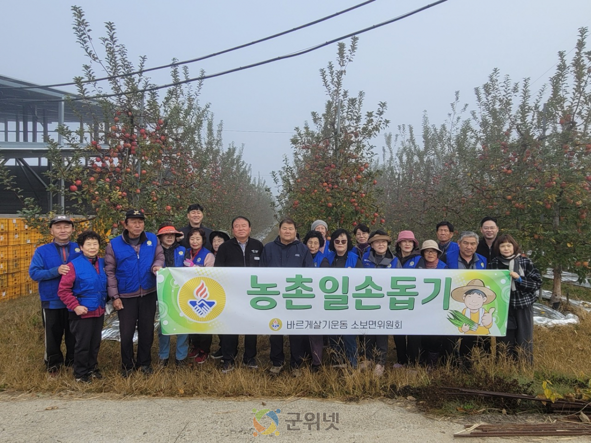 추위도 잊은 농촌일손돕기의 구슬땀 이미지