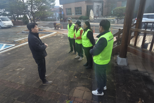 삼국유사면, 하반기 재정지원 일자리사업 참여자 격려 이미지