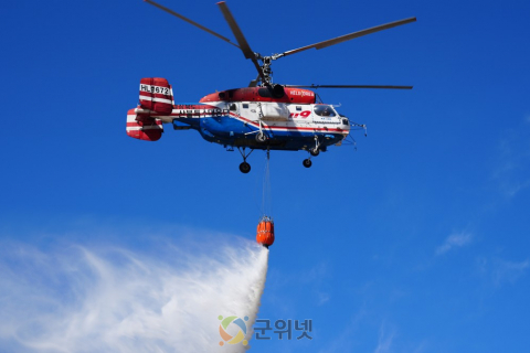 경북소방본부장, 119산불특수대응단 헬기팀 현장 방문 이미지