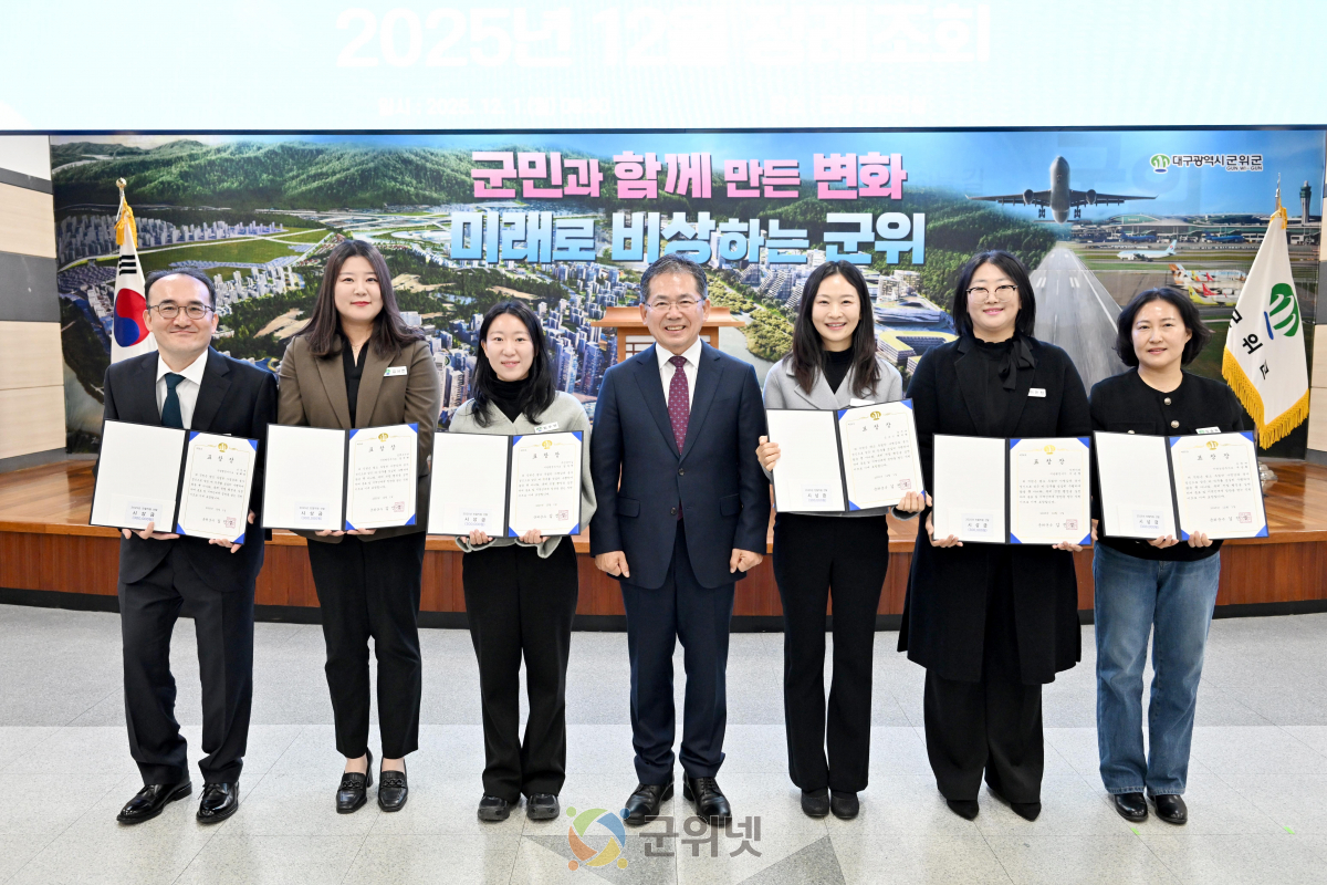 군위군, 2025년도 친절부서⦁친절공무원 선정 “체감형 친절행정 강화” 이미지