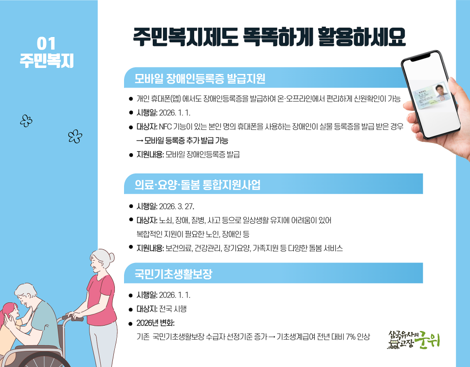 2026년 군위군 생활·복지·환경 제도 변경 안내 이미지