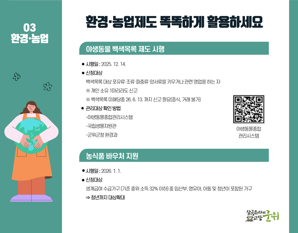 2026년 군위군 생활·복지·환경 제도 변경 안내 이미지