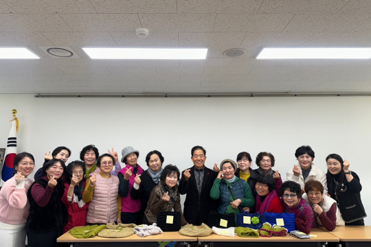 의흥면 주민자치프로그램 뜨개질 교실, 성황리에 종료 이미지