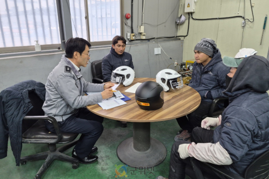 연말연시  외국인 근로자 대상 교통안전교육 실시 이미지