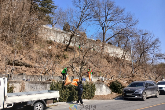 자연보호중앙연맹 군위군협의회, 설맞이 환경정화활동 이미지