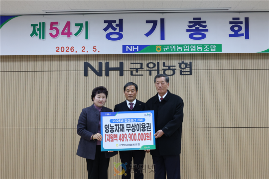군위농협, 2025년 결산 배당금 22억1,600만원 이미지