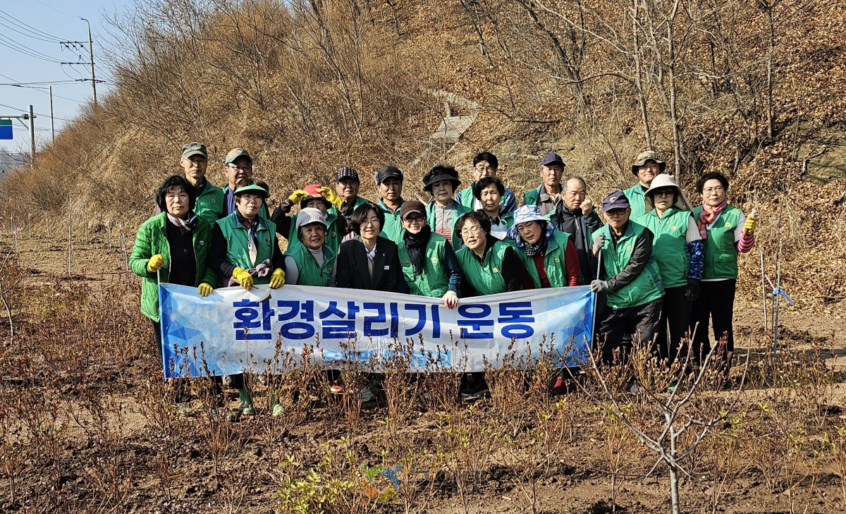 우보면 새마을회 마을꽃밭조성으로 지역 경관 개선에 앞장서