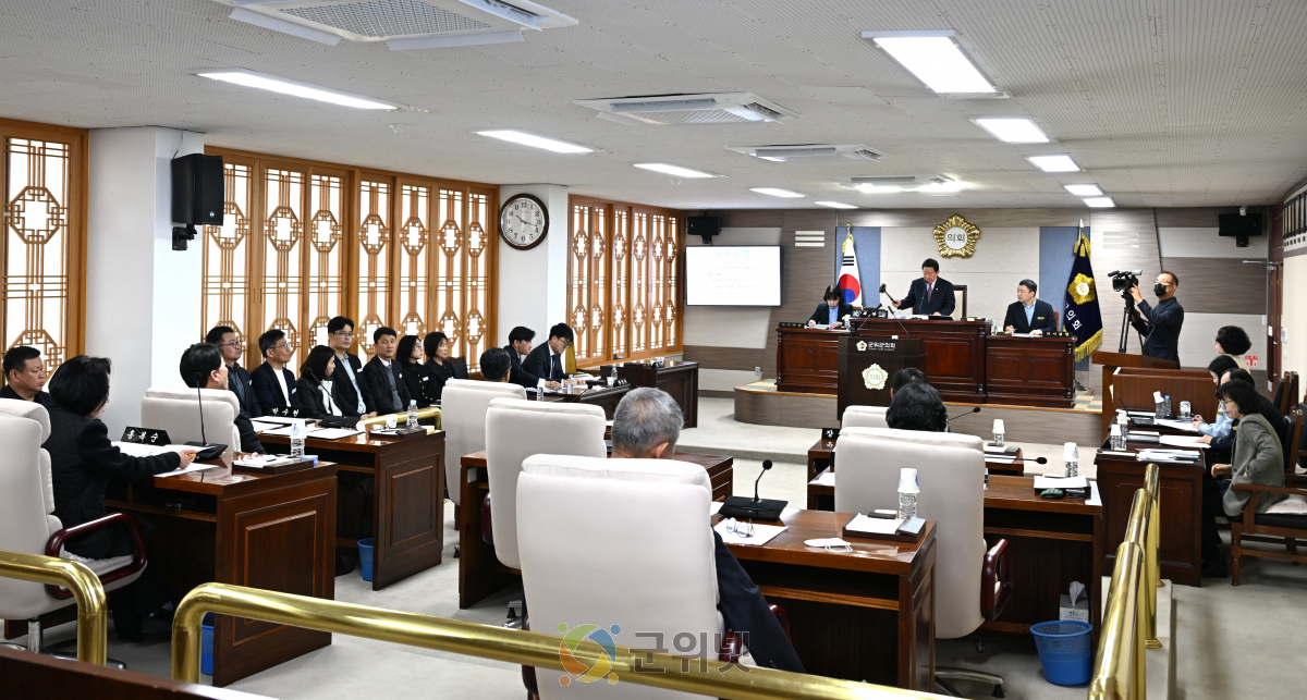 대구 군위군의회, 제296회 임시회 개회 이미지