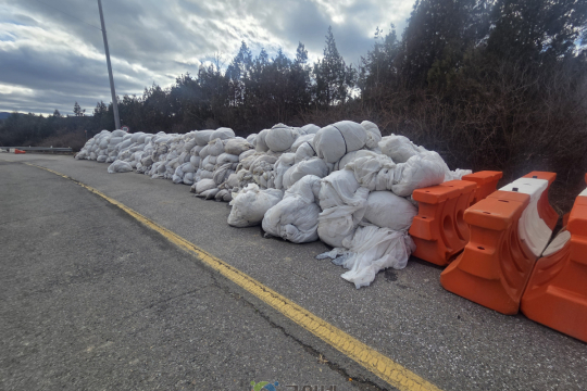군위군, 농사용 폐부직포‧보온덮개 집중 수거 실시 이미지