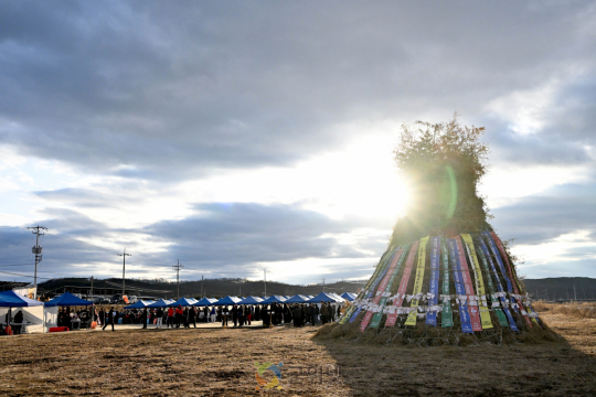 의흥면 달집태우기 행사 성황리에 마무리