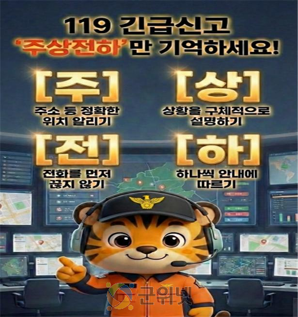 대구소방, 119 신고「주상전하」만 기억하세요 이미지