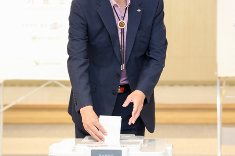 황명석 도지사 권한대행, 제9회 전국동시지방선거 사전투표 참여 이미지