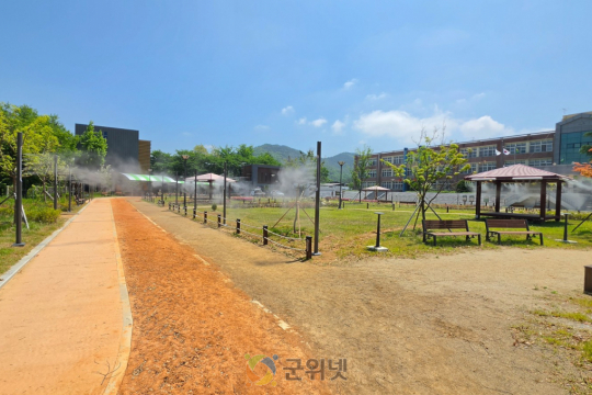 군위군, 쿨링포그로 기후위기 폭염대응 앞장서 이미지